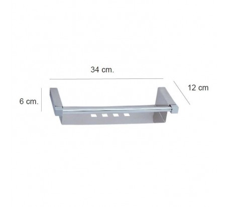 JABONERA BA¥ERA CROMO BRILLO METRIC