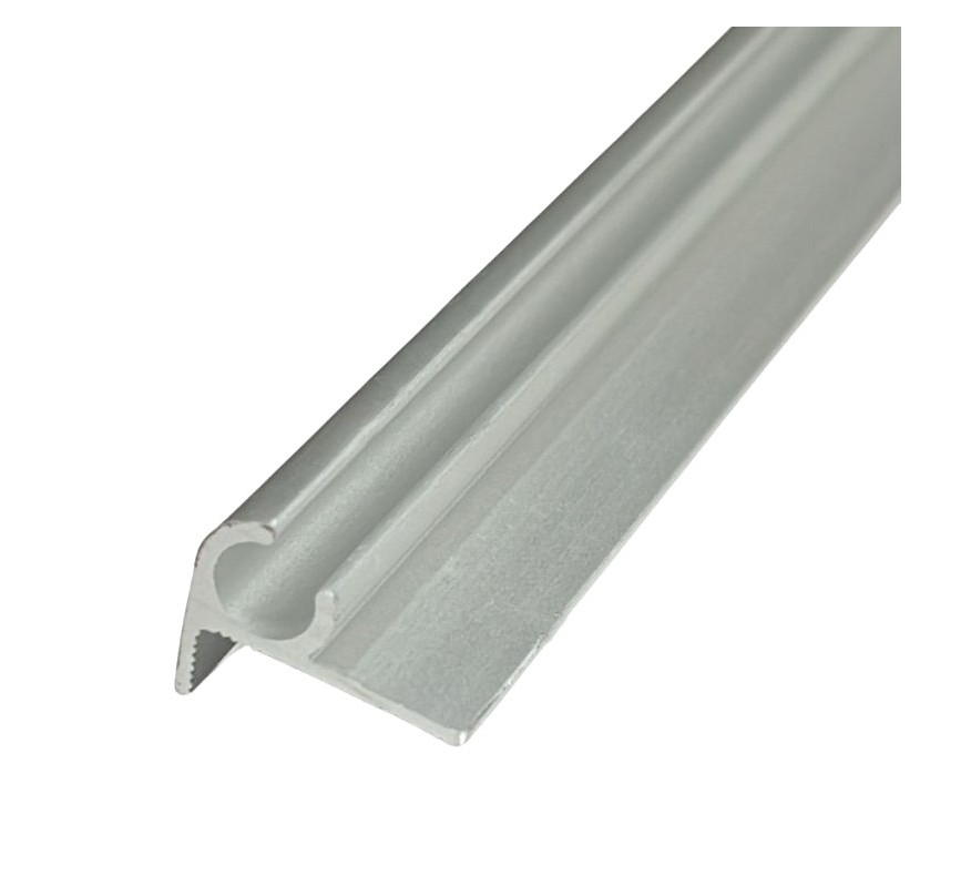 PERFIL ALUMINIO PARA GOMA ANTIPILLADEDOS DE 2.50MT