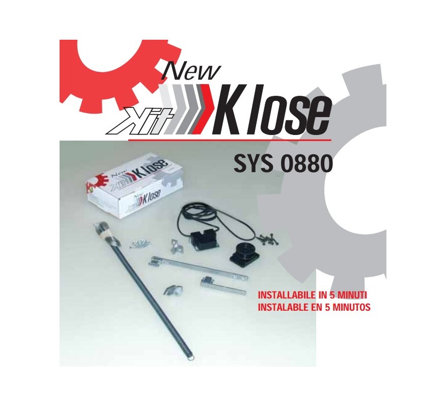 KIT UNIVERSAL CIERRE PARA CORREDERA KLOSE 0880 2