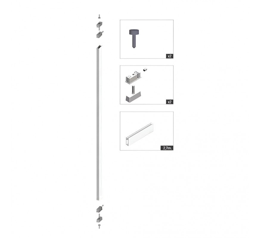 KIT ACUR SUELO-TECHO 2.70MT