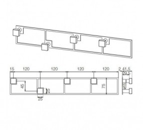 PERCHERO PX-4370 INOX MATE