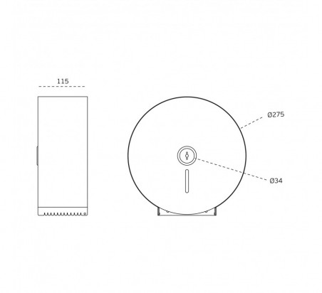 DISPENSADOR DE PAPEL JUMBO IN.60.489