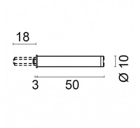 CERRADURA MULETILLA +DESBL. DIDHEYA I-4250/1