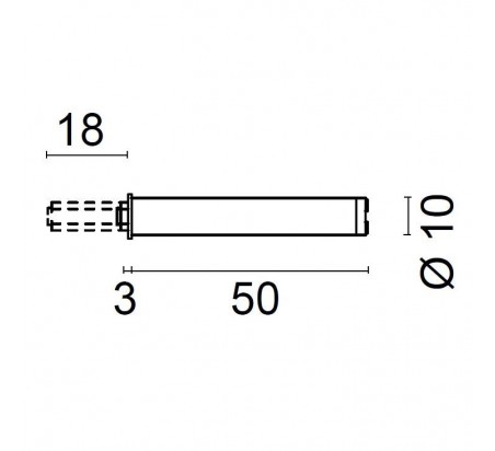 PISTON BLUMOTION PARA EMBUTIR PARA PUERTA 970A1002