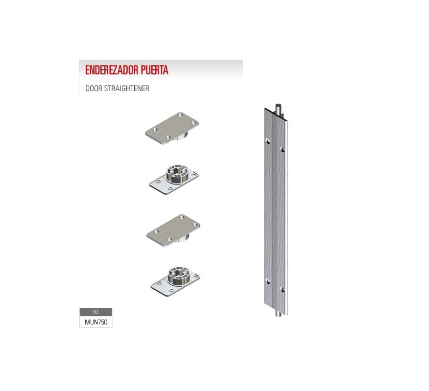 TENSOR ENDEREZADOR PARA PUERTA MADERA MUN750