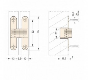 CERRADURA MULETILLA +DESBL. DIDHEYA I-4250/1