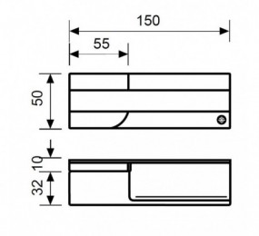 CERRADURA MULETILLA +DESBL. DIDHEYA I-4250/1