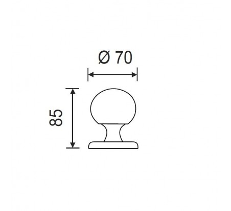 POMO PARA PUERTA D-TEC 93420