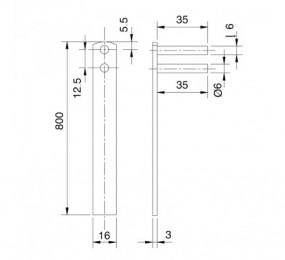 CERRADURA MULETILLA +DESBL. DIDHEYA I-4250/1