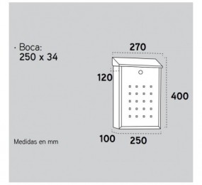 PERNIO MODELO 950/90 P.A. CANTO RECTO CROMO MATE