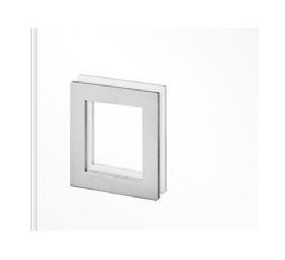 TIRADOR UÑERO CUADRADO PARA CRISTAL 90 X 90MM IN.16.551.A