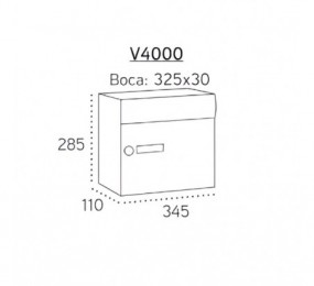 BUZON MILENIO CON SALVACARTAS V4000 ARREGUI