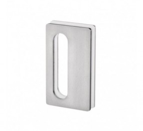 TIRADOR UÑERO RECTANGULAR P/CRISTAL 150 X 90MM IN.16.564.A