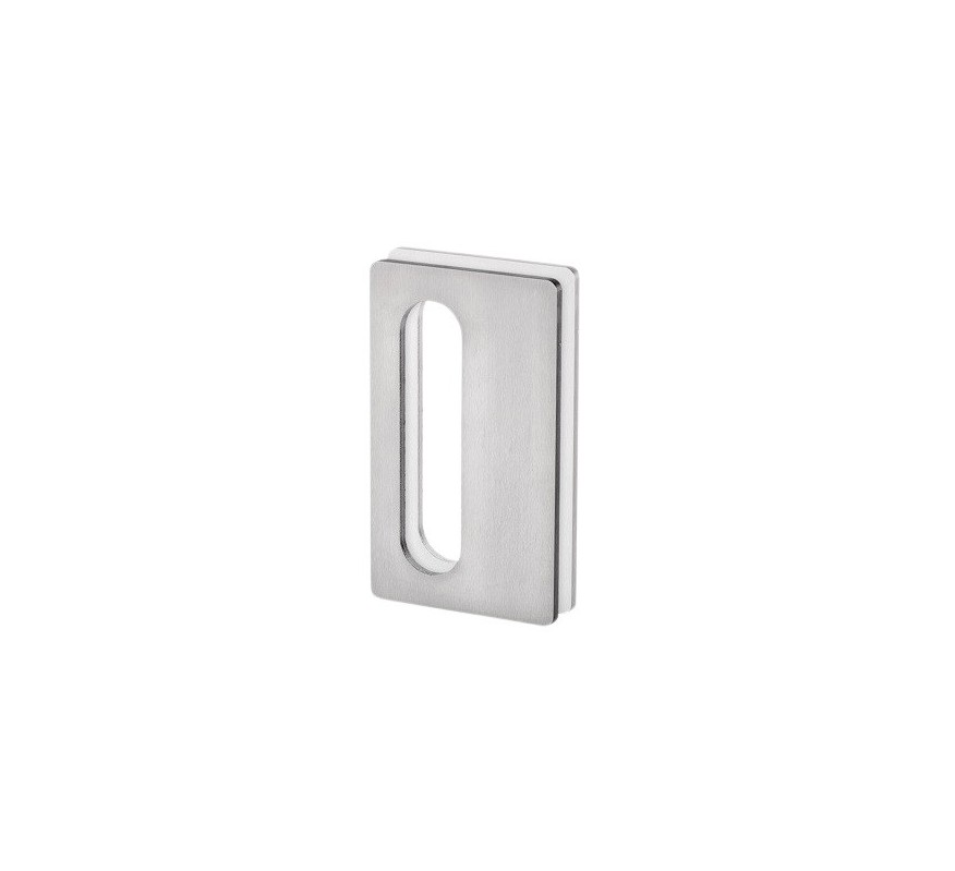 TIRADOR UÑERO RECTANGULAR P/CRISTAL 150 X 90MM IN.16.564.A