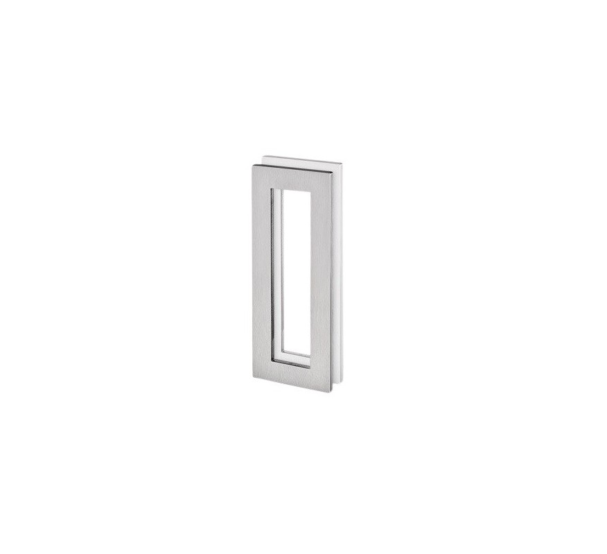 TIRADOR UÑERO RECTANGULAR PARA CRISTAL 150 X 60MM MODELO IN.16.558.A