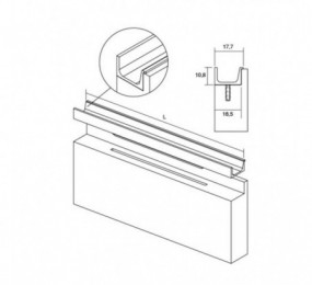 CERRADURA MAGNETICA AGB POLARIS 2XT PARA BAÑO